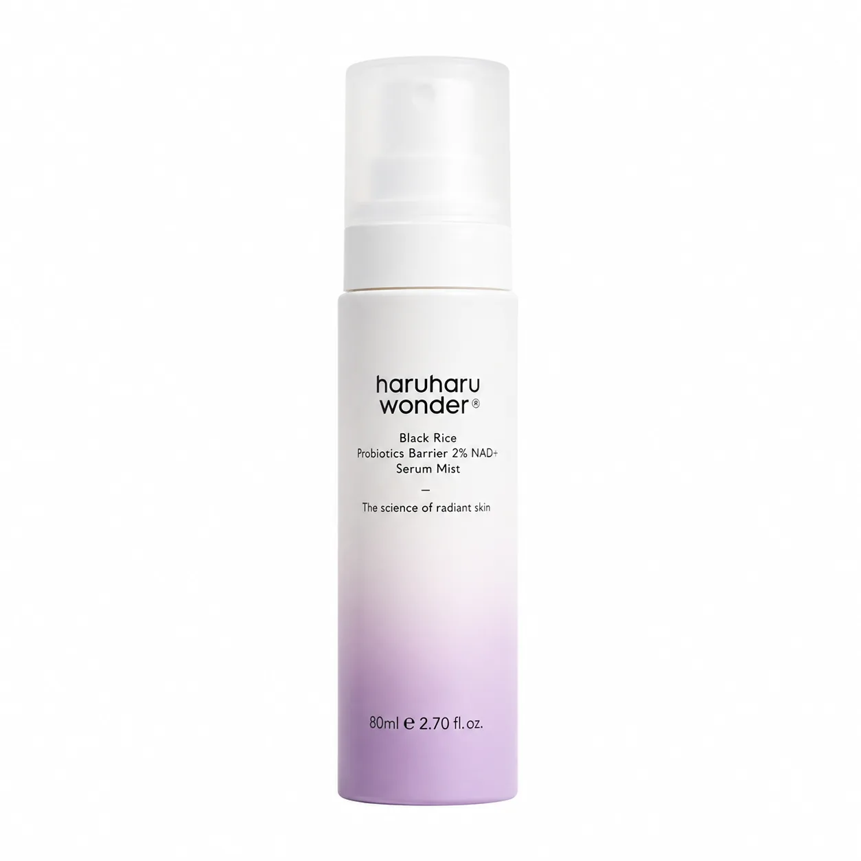 Haruharu Wonder Black Rice Probiotics Barrier NAD+ Serum Mist 80ml – K-Beauty Barrier Mist für sensible Haut