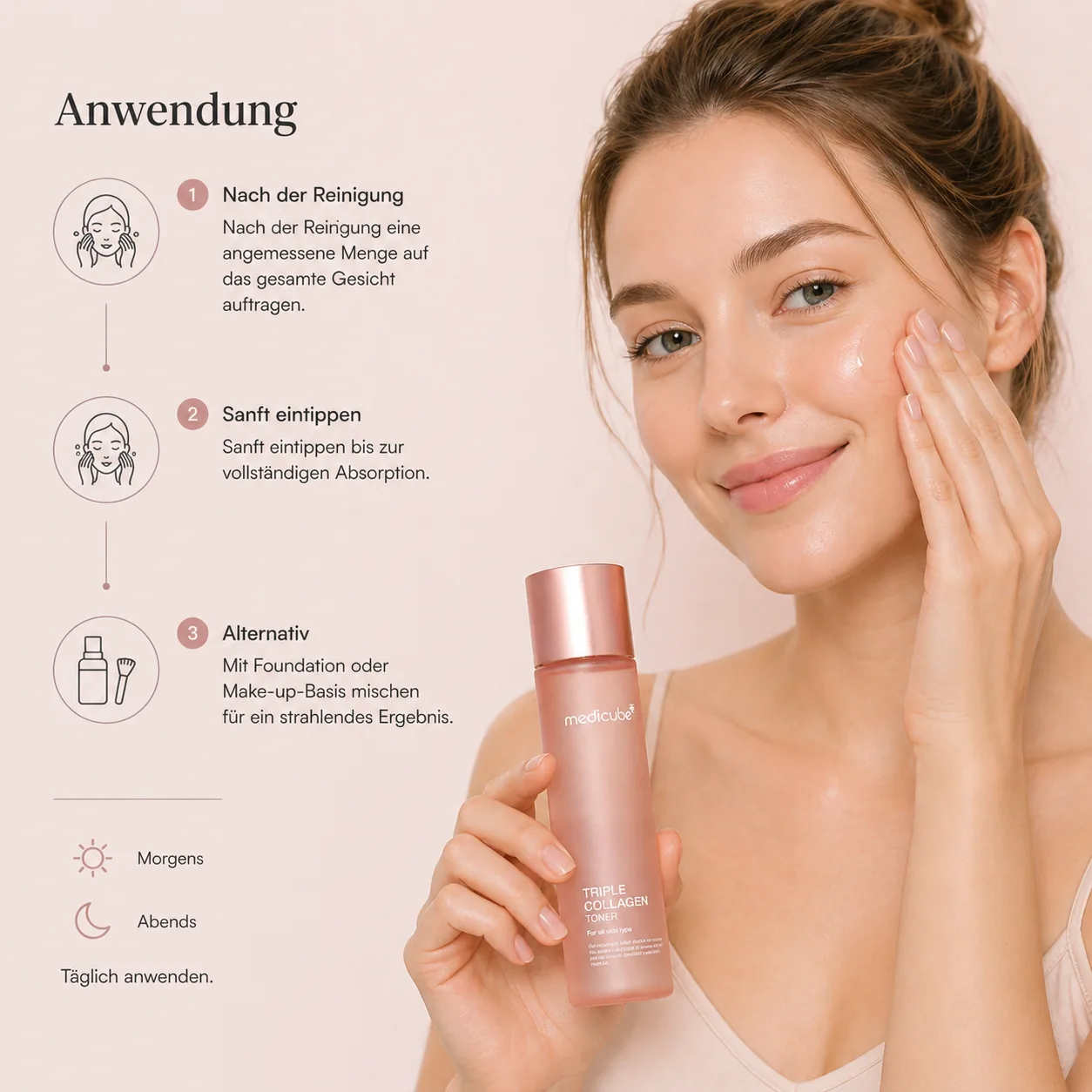 Medicube Triple Collagen Toner 4.0 140ml – K-Beauty Kollagen-Toner für alle Hauttypen