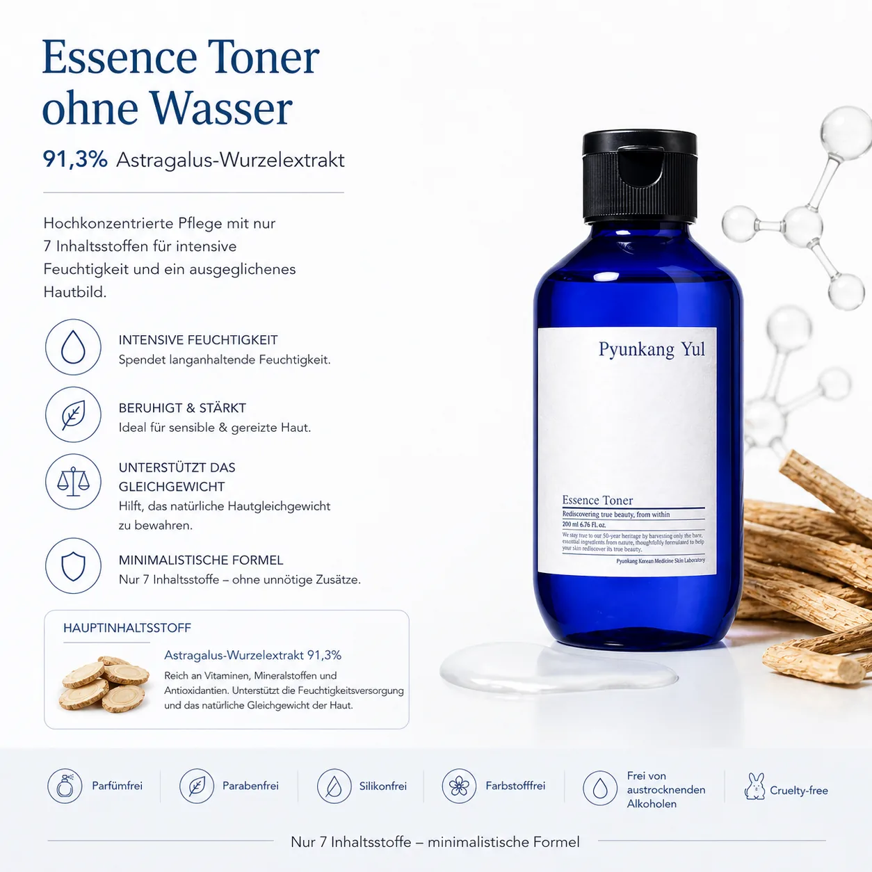 Pyunkang Yul Essence Toner 200ml – K-Beauty Hochkonzentrierter Toner für sensible Haut